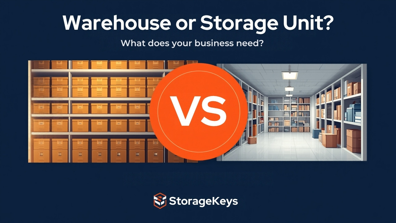 Warehouse vs Storage Unit: What Does Your Business Need?