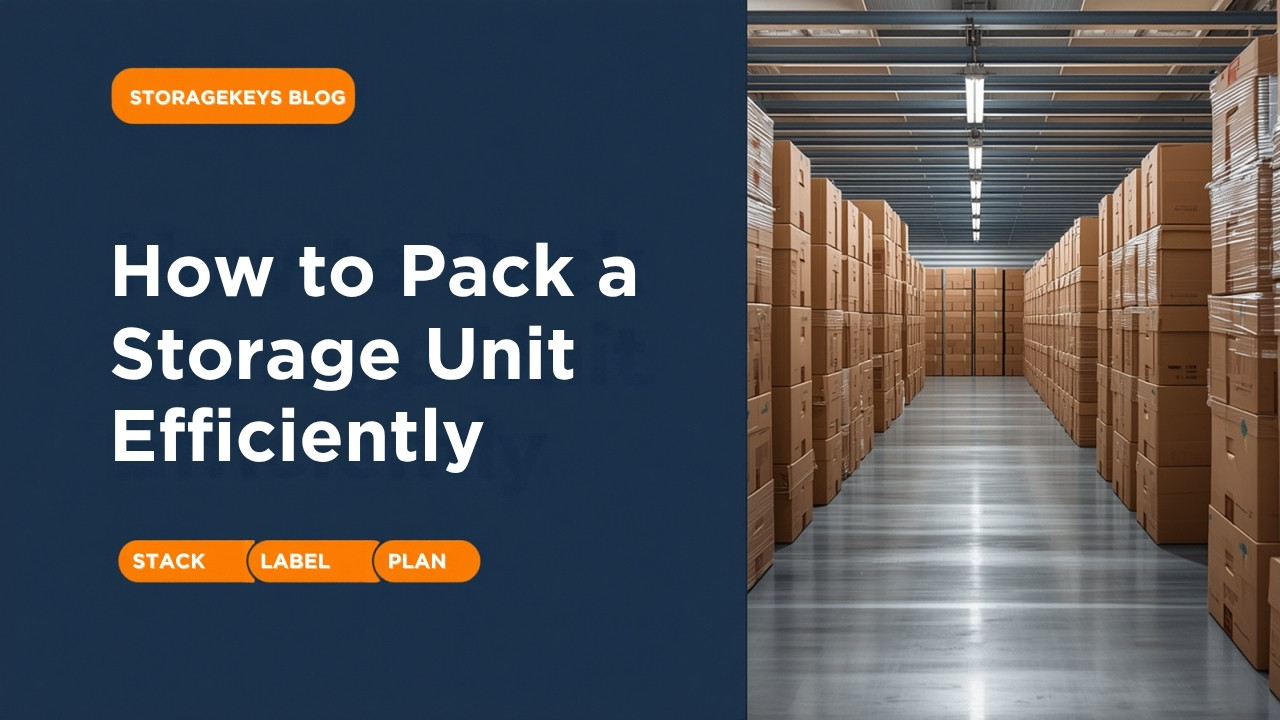 How to Pack a Storage Unit Efficiently